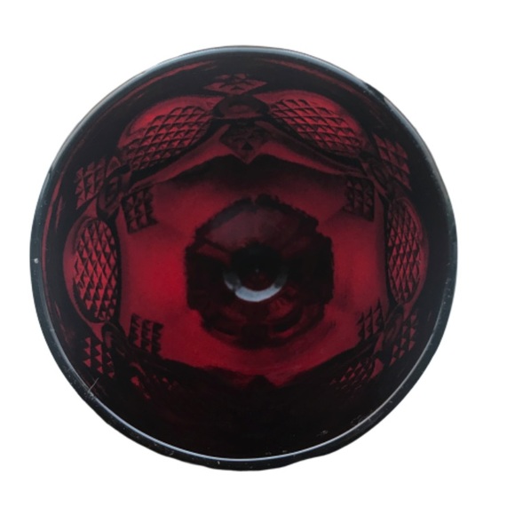 AVON RUBY RED VINTAGE GLASS - Picture 3 of 5